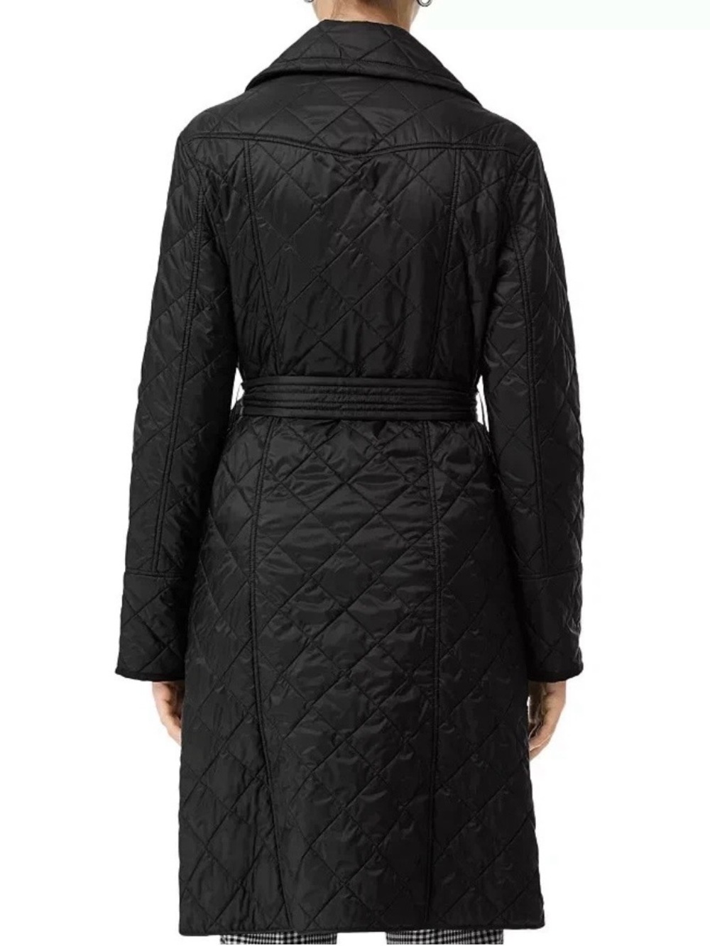Burberry Double Breasted Trench Coat NWT Sz. M - Picture 7 of 15